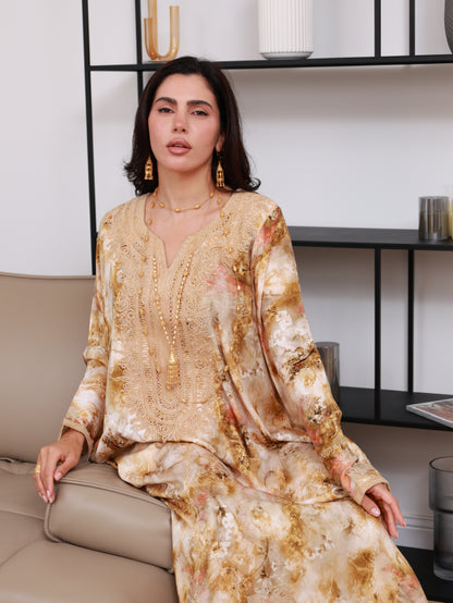 Golden Aura Kaftan