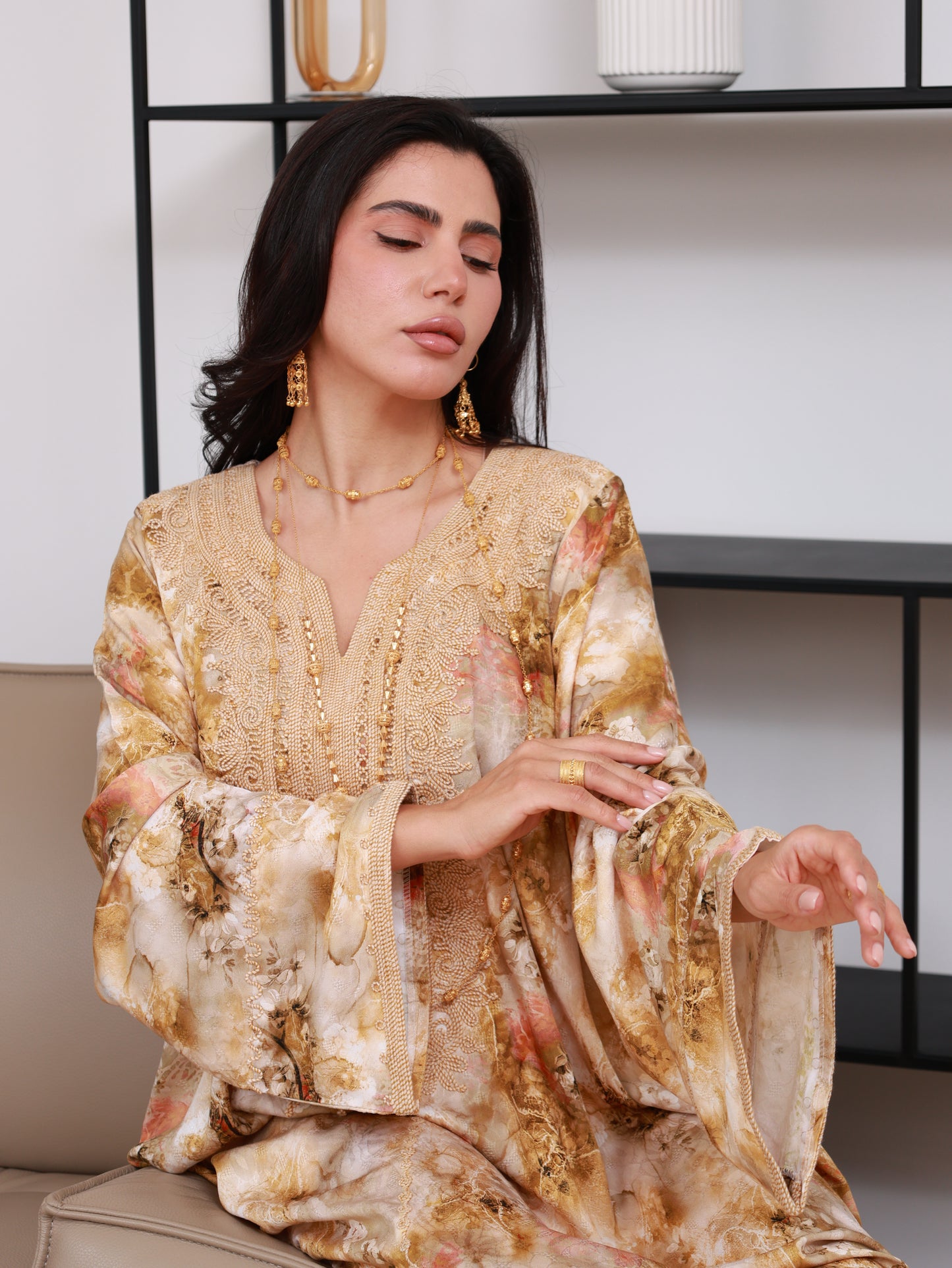 Golden Aura Kaftan