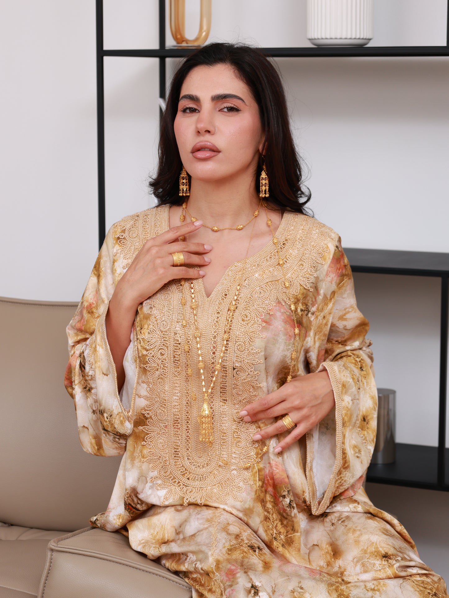Golden Aura Kaftan