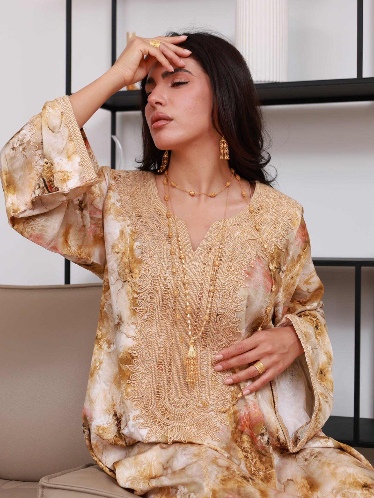 Golden Aura Kaftan
