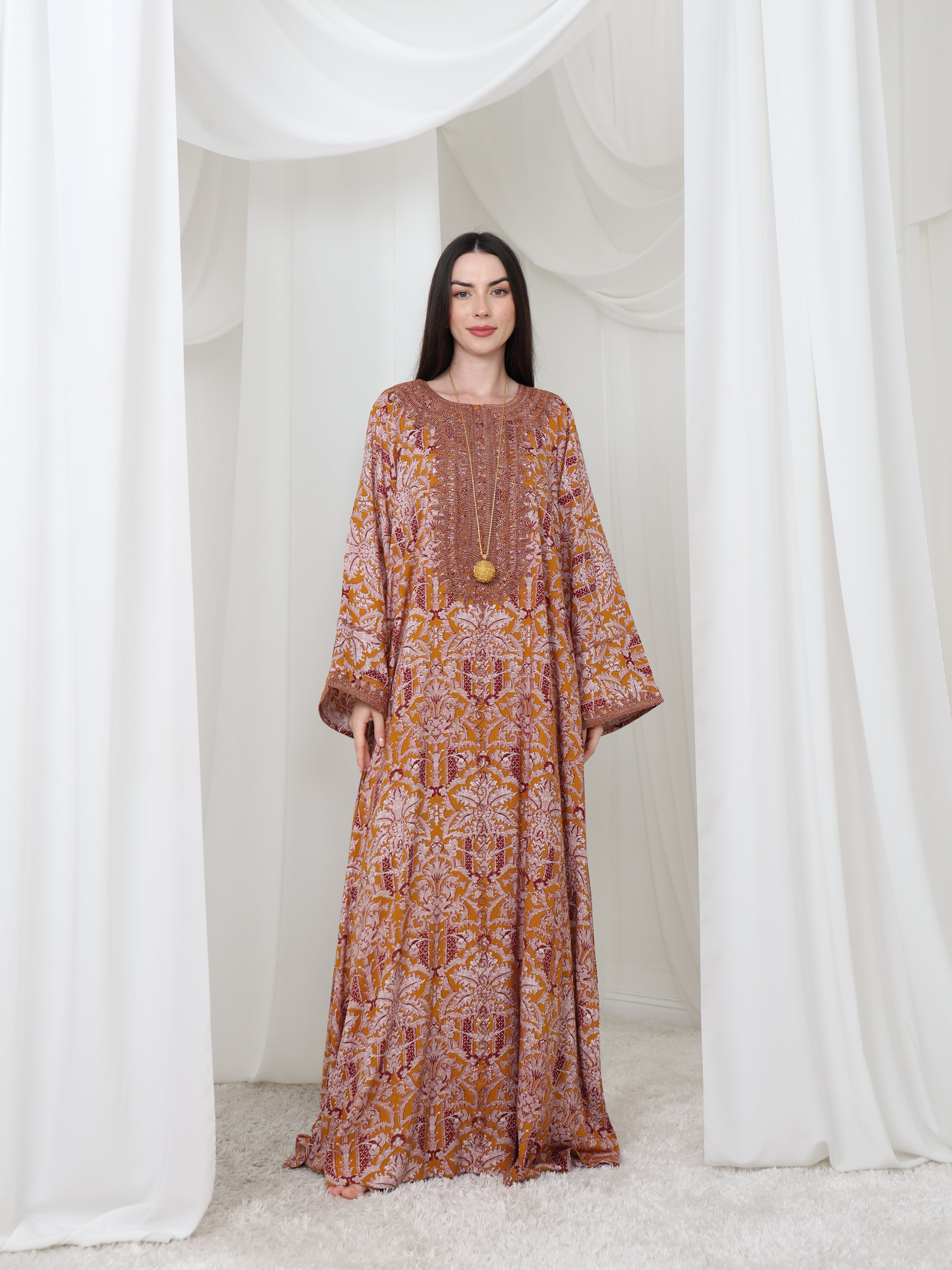 Amber Paisley Kaftan