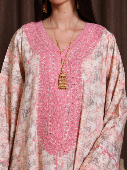 Blush Marble Kaftan
