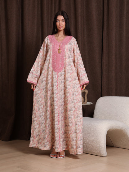 Blush Marble Kaftan