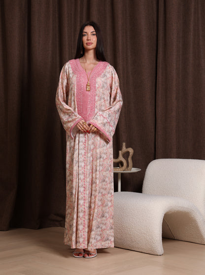 Blush Marble Kaftan