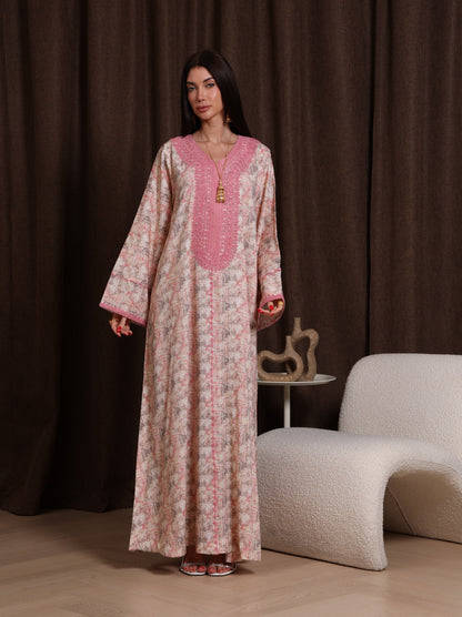 Blush Marble Kaftan