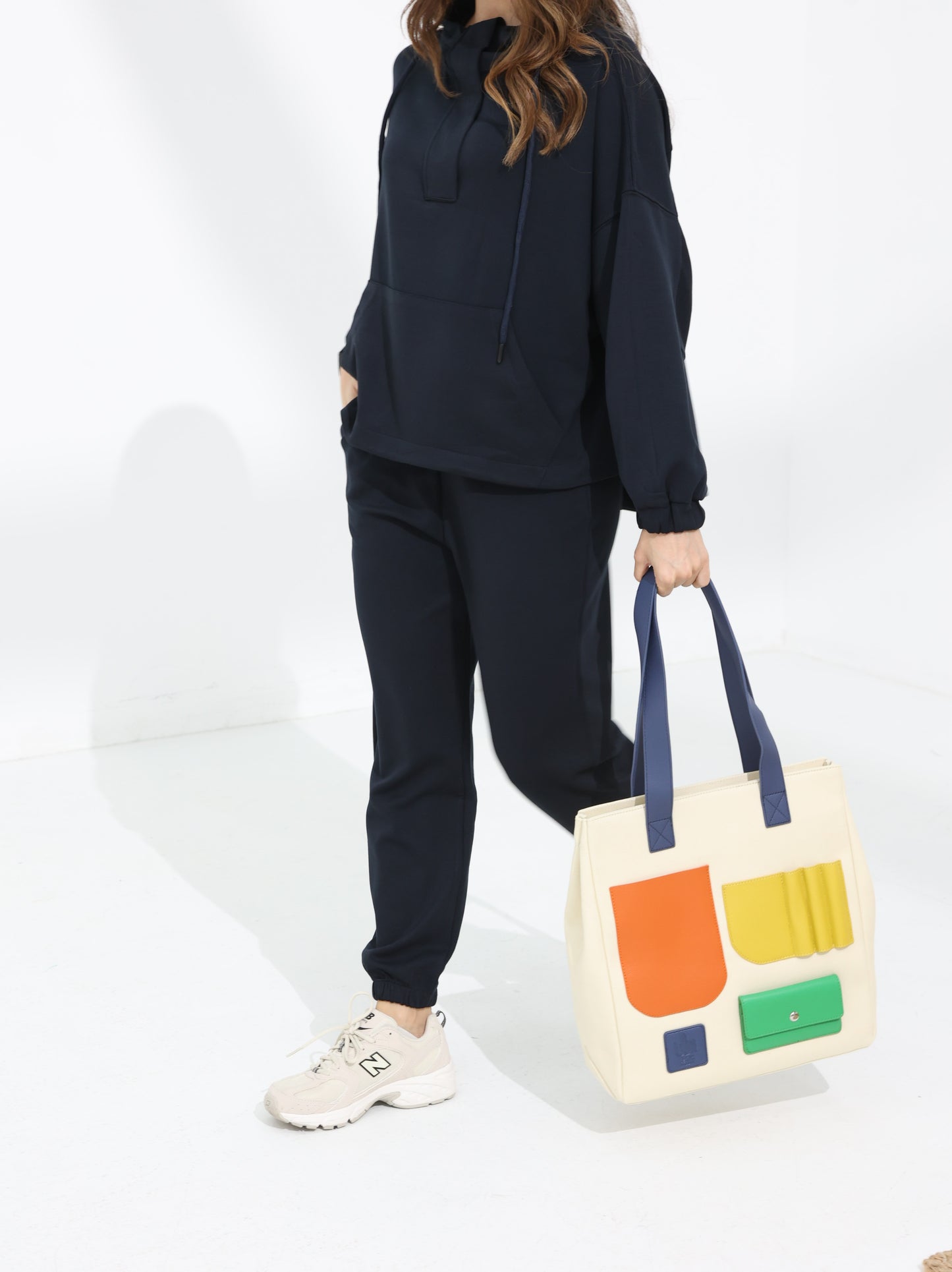 Unisex Multi Pocketed Colorful Tote Bag